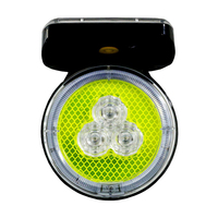 Haute visibilité led lampe de signal d'urgence aéroport construction éclairage voiture camion sécurité du trafic voyant d'avertissement solaire