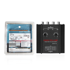 JS-4-4 Instalación de un <span class=keywords><strong>Convertidor</strong></span> de <span class=keywords><strong>Audio</strong></span> de Cuatro Vías de Alto a Bajo Nivel en un Subwoofer de Coche - Product Image 1