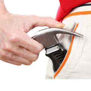 ค้อนตีตะปูหัวเหล็กขนาดเล็ก 8 ออนซ์ ด้ามพลาสติก ค้อนตีตะปูแบบมีเล็บ สำหรับงาน DIY OEM ใช้ในบ้านและตั้งแคมป์กลางแจ้ง - Product Image 2