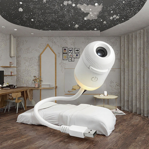 Proiettore LED USB 2026 per luce notturna, Galassia, Stelle, Nebulosa, Aurora, Cielo Dinamico Rotante, in Materiale ABS, per la Cameretta dei Bambini - Product Image 3