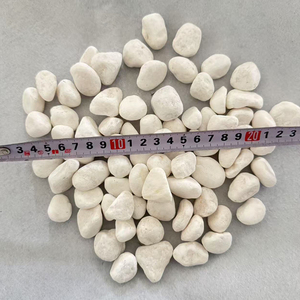 Piedras de Cristal de <span class=keywords><strong>Roca</strong></span> Blancas, Cuarzo <span class=keywords><strong>Blanco</strong></span>, Piedras de Mármol, Guijarros para Jardín, de China - Product Image 3