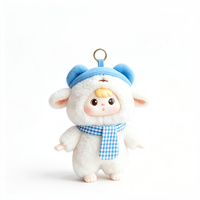 Kawaii Miyee Cafe Breloque de sac en peluche, Boîte mystère, Porte-clés animal en peluche doux, Pendentif de sac à dos, Cadeau, Vente en gros, Personnalisé, 100% Original pour