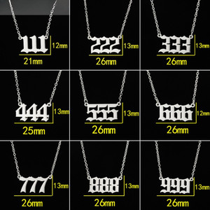 [Gorgeousxx] Nouveau collier pendentif tendance avec chiffres porte-bonheur 777 pour femme, cadeau d'anniversaire, bijoux - Product Image 3