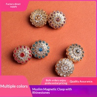 Magnets pour hijab femme, fermoir double face en strass, motif floral, broche de mode, boucle de foulard, modèle quatre saisons 40 Yiwu Small