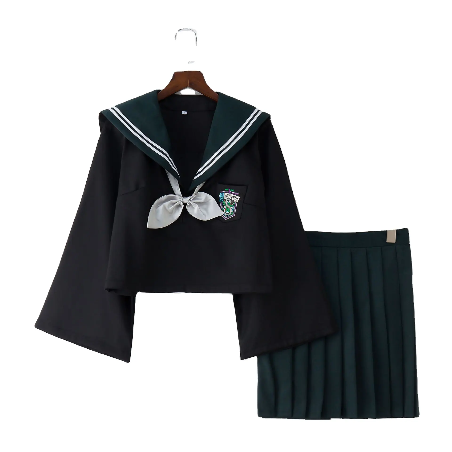 Matroos Kostuum Jk Lente-En Herfststudenten Jk Uniform Cosplay Academy Feng Shui Handjurk Geplooide Rok