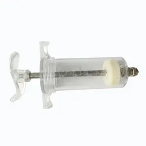 Usine Guanyifarm 20ml seringue en acier plastique verre d'injection rapide scellant seringue vétérinaire pour ferme porcine