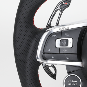 <span class=keywords><strong>พวงมาลัย</strong></span> SOON TODA สำหรับ Audi TT รุ่น MK1/MK2/MK3 แบบฐานแบน หุ้มหนัง <span class=keywords><strong>ขนาด</strong></span>กะทัดรัด สำหรับการขับขี่แบบสปอร์ต - Product Image 3