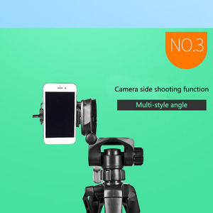 Support de <span class=keywords><strong>trépied</strong></span> professionnel robuste pour caméra, idéal pour la photographie extérieure, le streaming en direct et les vlogs, compatible Canon, Nikon, téléphone - Product Image 4