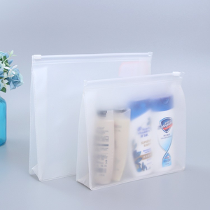 Característica de seguridad transparente Ropa de lujo Cosméticos y joyas Bolsas con cremallera de PVC/EVA (personalizables) - Product Image 6