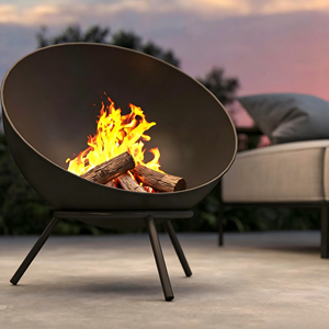 Factory Price Durable Metal <b>Fire</b> <b>Pit</b> Bowl <b>Portable</b> Wood Burning Firepit for Backyard Patio Outdoor Garden Heating - Product Image 3
