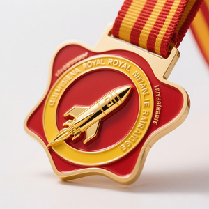 Médaille personnalisée en alliage de zinc pour souvenirs, médailles sportives personnalisées avec ruban - Product Image 2
