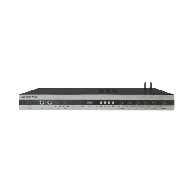 V 4-Channel WiFi/Bluetooth Amplifier with Independent Volume Control for Commercial AV, Home Theater & Multi-Zone Audio