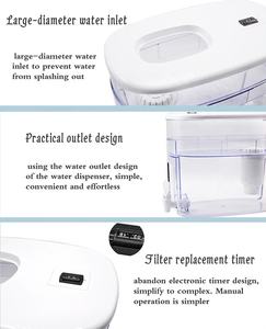 <span class=keywords><strong>Bluetech</strong></span>-dispensador de agua Ultramax, filtro personalizado para el hogar, máquina de agua alcalina no eléctrica, carbón activado, libre de BPA, 9L - Product Image 5