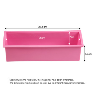 Moule en silicone grand format pour pain grillé, crème glacée, gelée, pudding, savon et outil de cuisson de gâteaux - Product Image 2