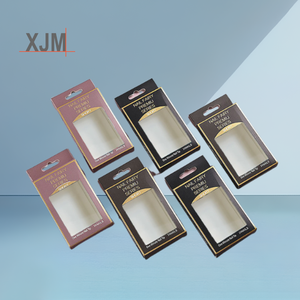 Hộp thẻ màu trắng ngà với cửa sổ nhãn dán thú cưng hình dạng đặc biệt bao bì bán lẻ điện tử hiển thị vẻ đẹp và bao bì hộp móng tay - Product Image 1