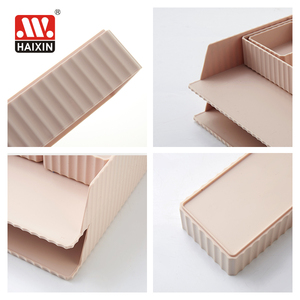 Nhựa Máy tính để bàn văn phòng bàn ngăn kéo tổ chức thiết lập A4 giấy chủ Tạp Chí Lưu trữ giỏ bin Stackable tập tin tổ chức khay - Product Image 4