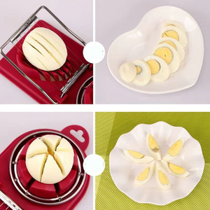 Venta caliente herramientas de cocina multifuncional 2 en 1 rebanador de <span class=keywords><strong>huevos</strong></span> cortador de <span class=keywords><strong>huevos</strong></span> de acero inoxidable aleta de corte para <span class=keywords><strong>huevos</strong></span> duros - Product Image 3