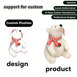 OEM ODM Fabricant Personnalisé d'<span class=keywords><strong>Ours</strong></span> <span class=keywords><strong>Polaires</strong></span> de Noël, Jouet en Peluche Adorable, <span class=keywords><strong>Ours</strong></span> Blanc Doux et Moelleux, Animal en Peluche - Product Image 1