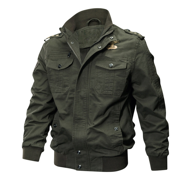 Oem Customized Logo Design Foreign Trade Men's Tactical Denim Uniform Archon Special Forces Pilot Jacket Men's Jacket