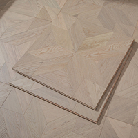 Parquet en chêne massif, motif mosaïque octogonal Starburst, sol en bois multicouche pour intérieur de luxe