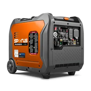Powerful 6KW Silent Electric Petrol Gasoline Inverter Generator With Handle And Wheels