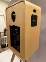 Cabina de Fotos DSLR Retro de Madera Maciza con Pantalla Táctil de 18.5 Pulgadas, Juego Completo con Soporte para Impresora, Cámara e Impresora, con Estuche de Transporte