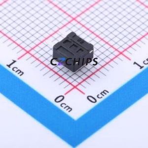 TC-1150DL-4.3H-250 Tactile Switch Through hole Switch Single Pole Single Throw Round Button 2.5N Right Angle Insert - Product Image 2