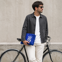 Sac cadeau promotionnel réutilisable avec longue poignée pour les voyages et les sorties du week-end