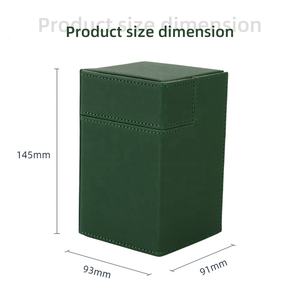 Torson 100 + cuir PU + flanelle Trading Deck Box Premium Storage pour TCG Yugioh Cartes à jouer pour Mth Pu Leather Deck Box - Product Image 3
