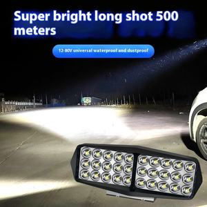 Phare LED universel étanche 12V-80V pour voiture, lumière jaune, camion, Tricycle, projecteur de recul pour moto, véhicule électrique - Product Image 4