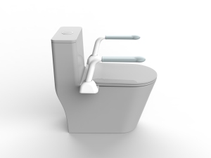 Barra de Apoyo <span class=keywords><strong>para</strong></span> Inodoro de Diseño Moderno, Plástico Ecológico, Instalación sin Agujeros, <span class=keywords><strong>para</strong></span> Uso Doméstico, Mueble Auxiliar de <span class=keywords><strong>Baño</strong></span> - Product Image 6