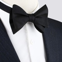 Chemises habillées à bretelles ajustables, cravates nœud papillon noires à nouer soi-même pour hommes, idéales pour les fêtes, les banquets et comme cadeaux.