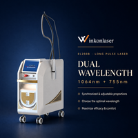 Dernière machine laser pour l'épilation du corps entier EL200B, laser Nd Yag Alexandrite à impulsions longues avec refroidissement DCD pour un traitement rapide