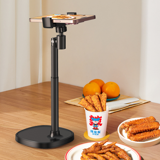 Jopree X66Pro Foldable Multi-Angle Adjustable Height Alloy Flexible Stainless Steel Desk Portable Phone Stand for 3-7