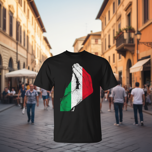 T-shirt con gesto della mano italiana, bandiera italiana, orgoglio italiano - Product Image 3