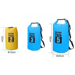 Ready to Ship 2L 5L 10L 15L 20L 30L Waterproof Floating <b>Roll</b> Top Dry <b>Backpack</b> Outdoor Water Sport Waterproof Dry Bag - Product Image 5