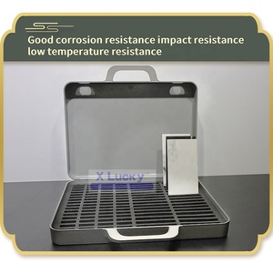 Étuis d'échantillons personnalisés bon marché pour la présentation des pierres boîte d'affichage vitrine boîte d'échantillons de quartz valise d'échantillons de pierre - Product Image 2