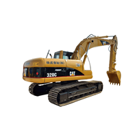 Excavatrice hydraulique d'occasion CAT 320C 20 tonnes, d'origine japonaise, forte puissance, prix avantageux, machine de construction d'occasion