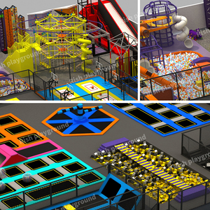 Parc <span class=keywords><strong>de</strong></span> <span class=keywords><strong>trampoline</strong></span> d'amusement personnalisé avec structure modulaire, parc <span class=keywords><strong>de</strong></span> jeux intérieur avec Ninja Warrior - Product Image 4