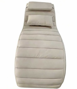 New High-End S-Shaped Eyelash & Beauty Salon <b>Bed</b> with Modern Design Leather Wood Frame Curved Feature - Product Image 5