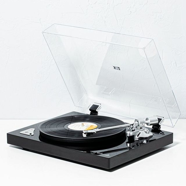 Good Quality New Style Hifi Sound Wooden Portable Suitcase Vinyl Record Player Usb Vinyl Turntable Record Player