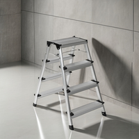 Échelle moderne en aluminium pliable 3/4/5 marches EN131/EN14183 Échelles portables Tabouret Escalera Pequea Usage domestique