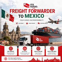 Transitaire maritime de Chine vers le Mexique, livraison DDP porte à porte, service logistique FCL LCL