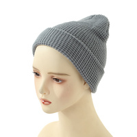 Bonnet unisexe côtelé gaufré personnalisé pour l'hiver, écologique et durable, avec motif de dessin animé, idéal pour les voyages
