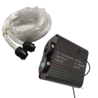 Kit de plafonnier Starlight à fibre optique 20W RGBW à 2 têtes, éclairage de plafond à fibre optique pour voiture et cinéma maison