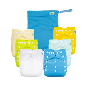 Одежда для новорожденных подгузники с двойной ластовицей Складные Многоразовые детские тканевые подгузники для мальчиков и девочек