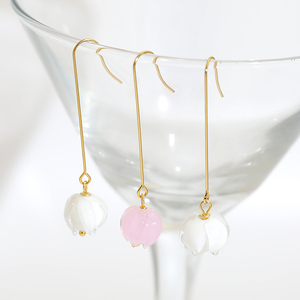 Offres Spéciales muguet crochet d'oreille long pendentif bijoux de mode boucles d'oreilles pour les femmes en gros - Product Image 5