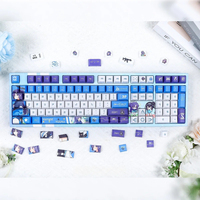 Blue Archive Hayase Yuuka 131 Keycaps PBT Cherry Profile Keycaps pour clavier mécanique, personnalisation de jeux