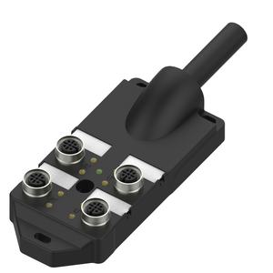 Marvtech 4 דרך אחת/כפול אות M12 הפצת צומת תיבה עם חוט LED אור עבור מפעל אוטומציה - Product Image 1