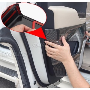 Car Door Kick Plate Cover <b>Interior</b> Decoration for Toyota Land Cruiser LC300 2022-2023 Body Kit Car <b>Accessories</b> - Product Image 5